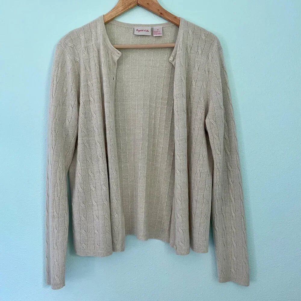 Crystal-Kobe crewneck, cardigan‎ sweater, size M